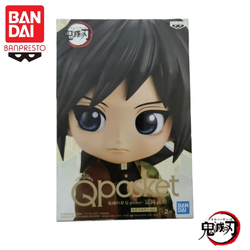 ในสต็อก Bandai Original Banpresto Demon Slayer Qposket Tomioka Giyuu Action รูปตุ๊กตายี่ห้อใหม่ชนิดบรรจุกล่องอะนิเมะ