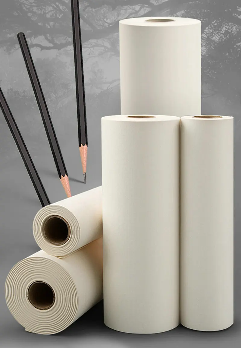 10M/30M Sketch Paper Scrolls Large Roll Drawing Paper 160g Paper Roll Art Supplies