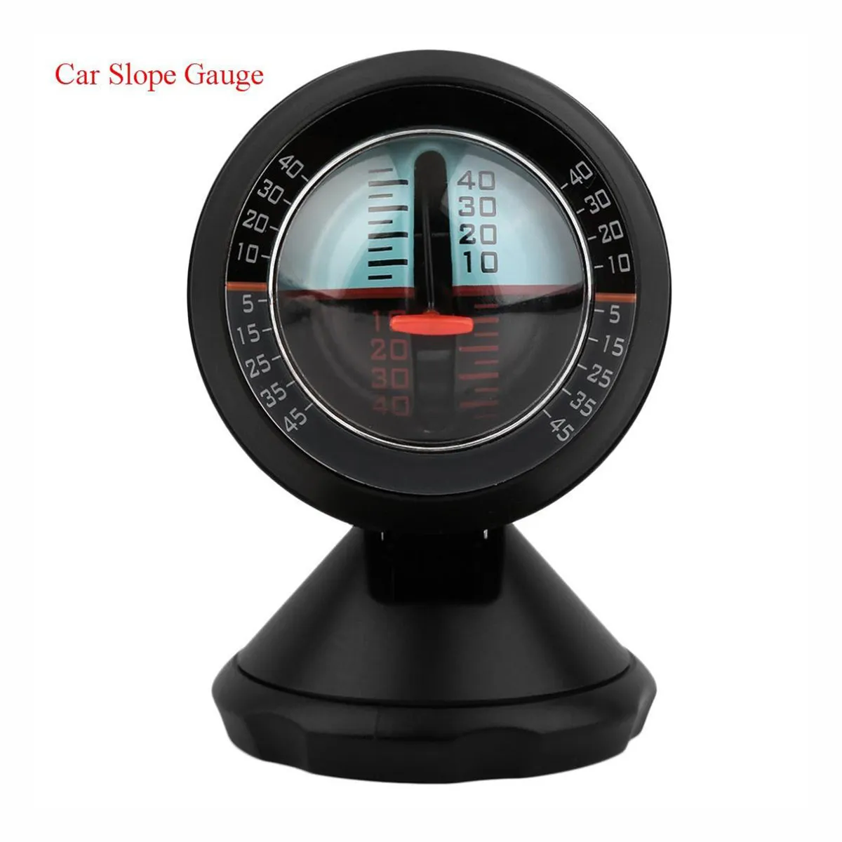 Car Inclinometer Tilt Gauge Level Indicator for Accurate Incline Measurement Adjustable View Easy Read Dial Fast Response