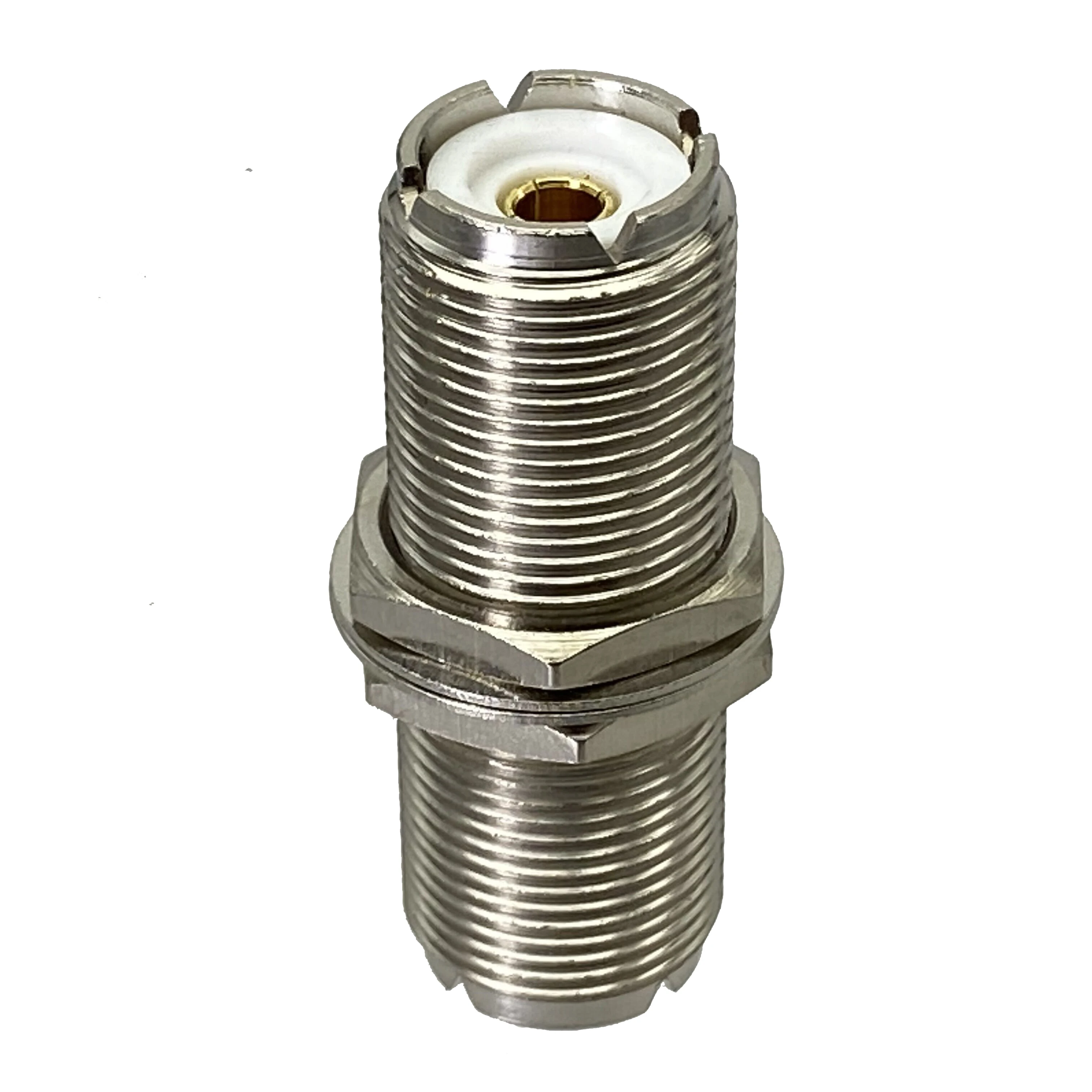 النحاس محطات الأسلاك موصل ، أنثى جاك الحاجز إلى UHF أنثى الجوز RF محول ، محوري جودة عالية ، 1 قطعة #3