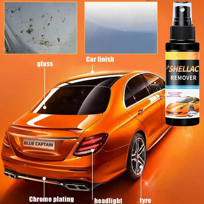 

Car Window Cleaner Spray 100ml Car Cleaner Stain Removal Agent Vehicle Detergent For Bumper Window Glass Auto Detailing Supplies