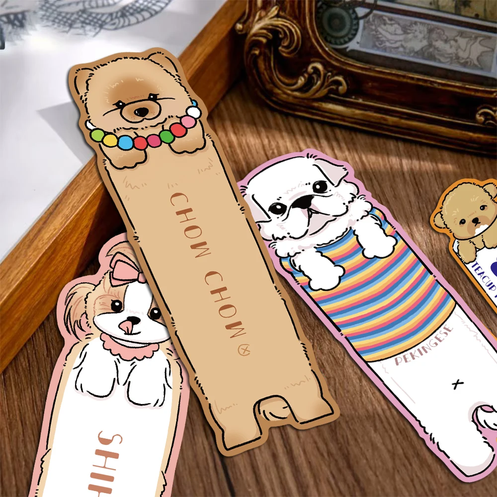 30/60PCS Read Puppy Themed Bookmarks Posters Laptop Decorative Gifts DIY Scrapbooking Waterproof Aesthetic Sticker﻿ Bookmark ﻿