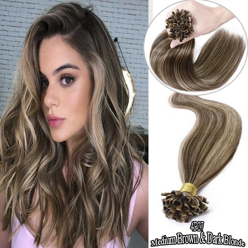 human-hair-u-tip-extensions-12inch-50-strands-color-1b-2-4-in-stock-wholesale-dropship-hair-weft