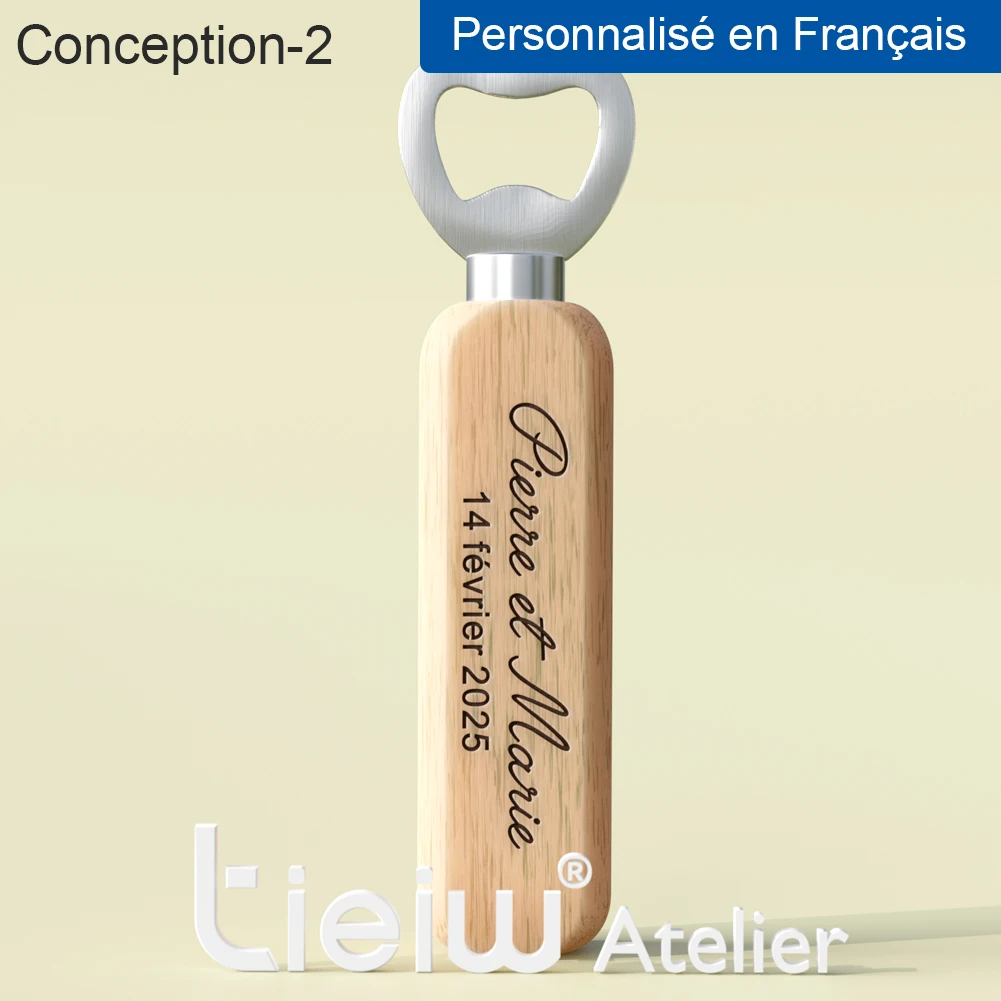 12 STKS Aangepaste Huwelijkscadeau Flesopener Bruiloft Gunsten voor Gasten Gepersonaliseerde Houten Opener als Cadeau voor Bruiloft Decoratie