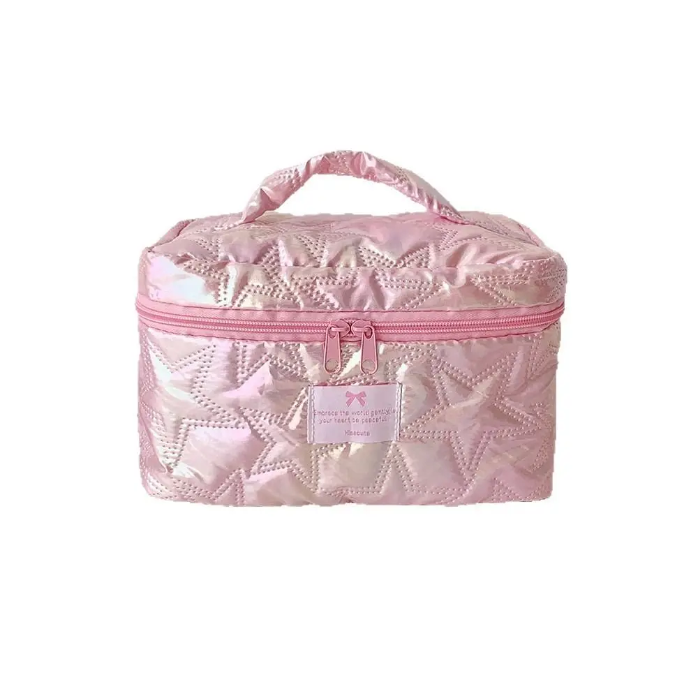 حقيبة مكياج بتصميم INS Star حقيبة مستحضرات تجميل محمولة بيرليسسينت ذات سعة كبيرة حقيبة أدوات الزينة المحمولة للاستخدام اليومي