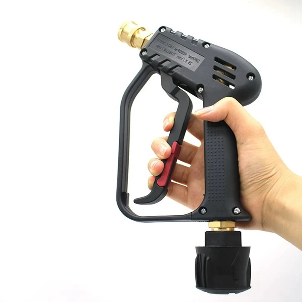 ROUE High Pressure Washer Hose Water Gun for Karcher Parkside Nilfisk Quick Connect Connector Nozzles 4000psi M22 Snow Foam Guns