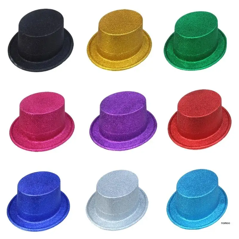 Glitter Pork Pie Hat Hat Magician Top Hat Bowler Top Hat hat