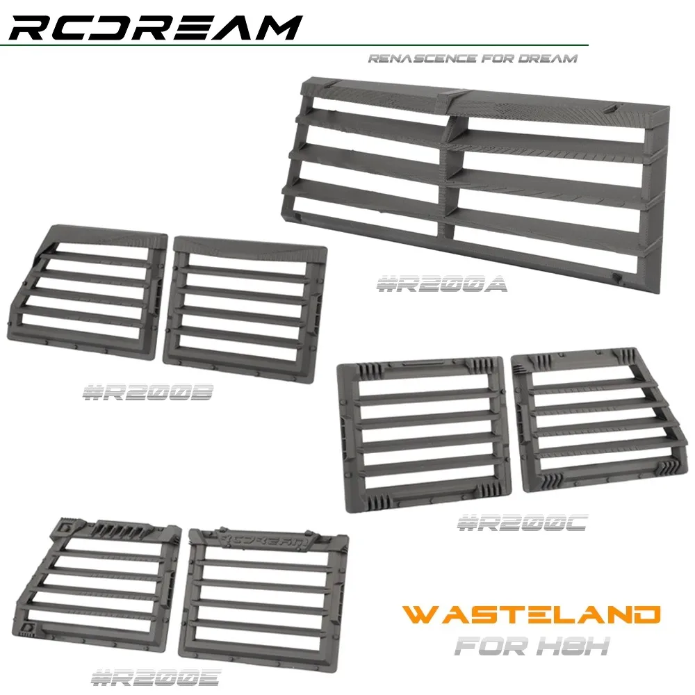 RCDream H8H Front Window Armored Grille Waste Earth Apocalypse Mobile Warrior War Zombie Protection