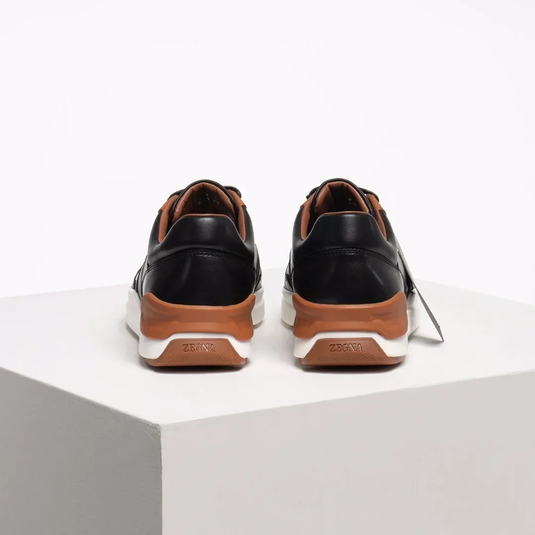 Milano sneakers Lace-up casual sneakers men leather shoes designer loafers men