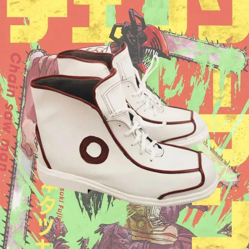 

Anime Chainsaw Man Denji Shoes Boots Unisex Halloween Carnival Cosplay Costume Accessories yi;4