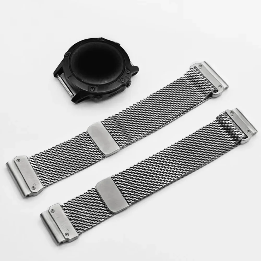 26mm 22mm Quick Fit Strap Für Garmin Fenix 8 7 Pro 7S 6X6 5Plus Venu 3 Tactix 7 Forerunner 965 955 945 745 Milanese Correa