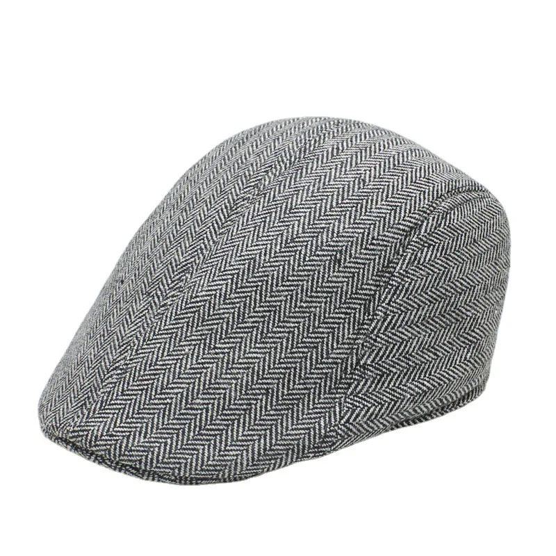 New cap hat men middle-aged and elderly Korean twill dark Korean cap dad casual sun protection forward cap wholesale image 5