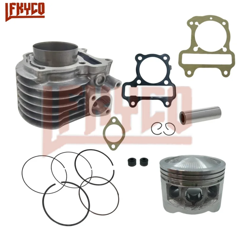 54mm Big Bore Motorcycle Cylinder Kit for Honda DIO 110 VISION 110 NSC110 125CC Piston Rings Tool Gasket Set Engine Accessories