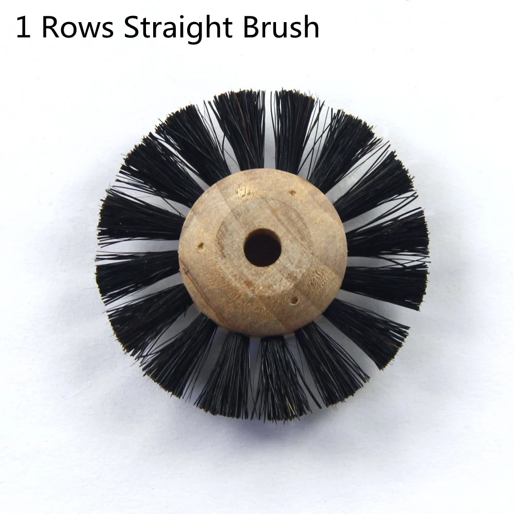 DTP-J01 Dental Chungking Bristle Polishing Brush Straight 1 Rows  For Polishing Latch To Finish Plaster Moulds Acrylic