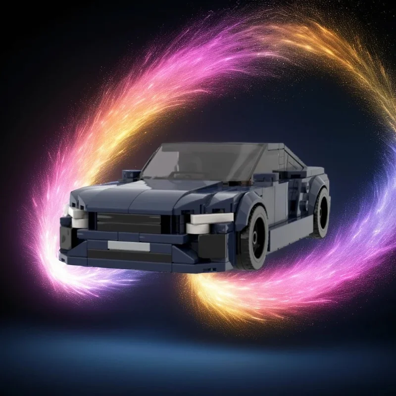 NEW 307PCS MOC City Champions Super Car Bentley Continental Model Technology DIY Assembly Building Blocks Display Birthday Gift