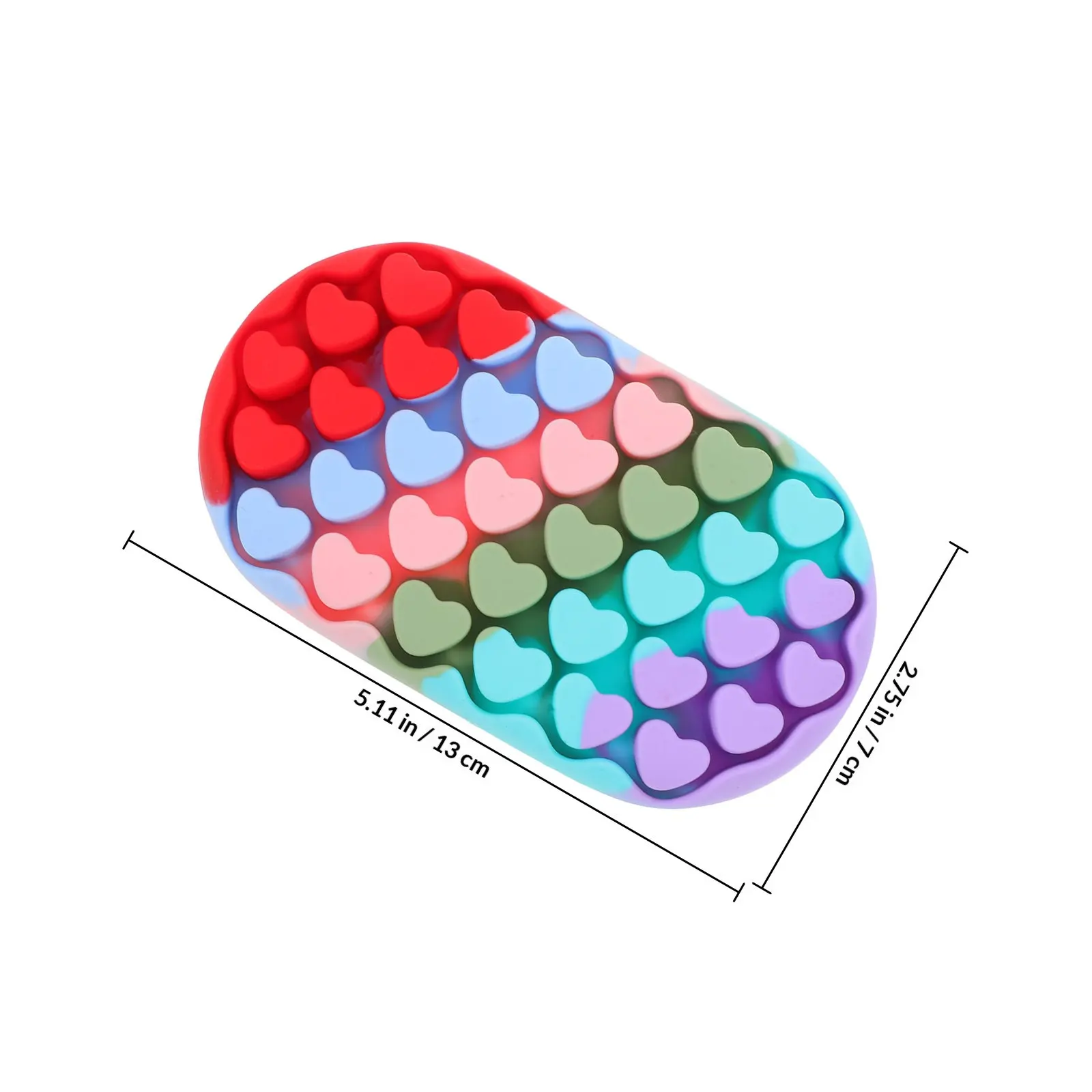 Ergonomic Wrist Rest for Keyboard Heart Shaped Silica Gel Pad Breathable Office Desk Accessory Comfortable H Wrist