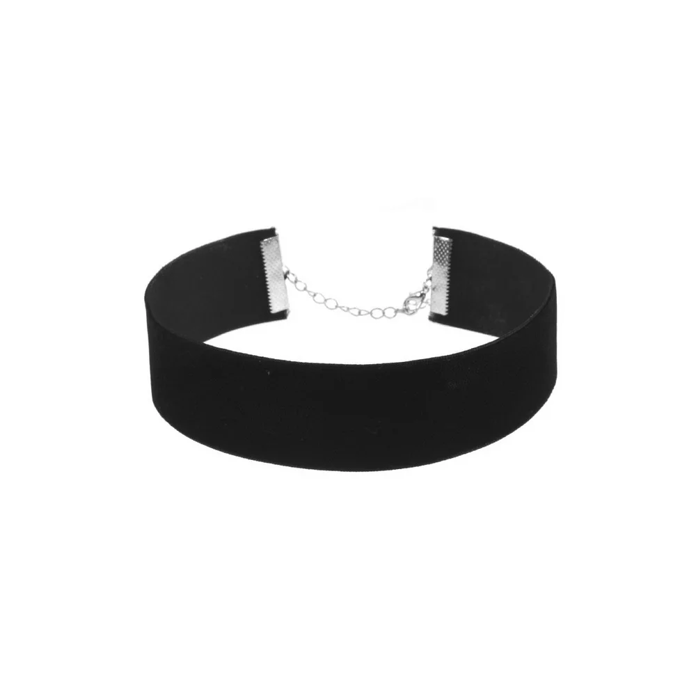 5pcs Set Hot Sale Simple Trendy Black Velvet Choker Necklace for Women Girls Gothic Chocker Collar Jewelry Set Party Gift XR491