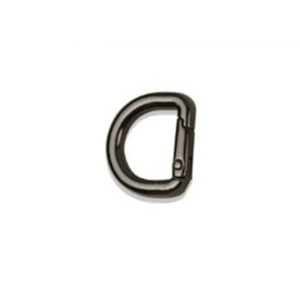 2pcs Zinc Alloy Plated Gate Buckle New 25*18mm Multicolors Purses Handbags Carabiner Spring D Ring Outdoor Tool