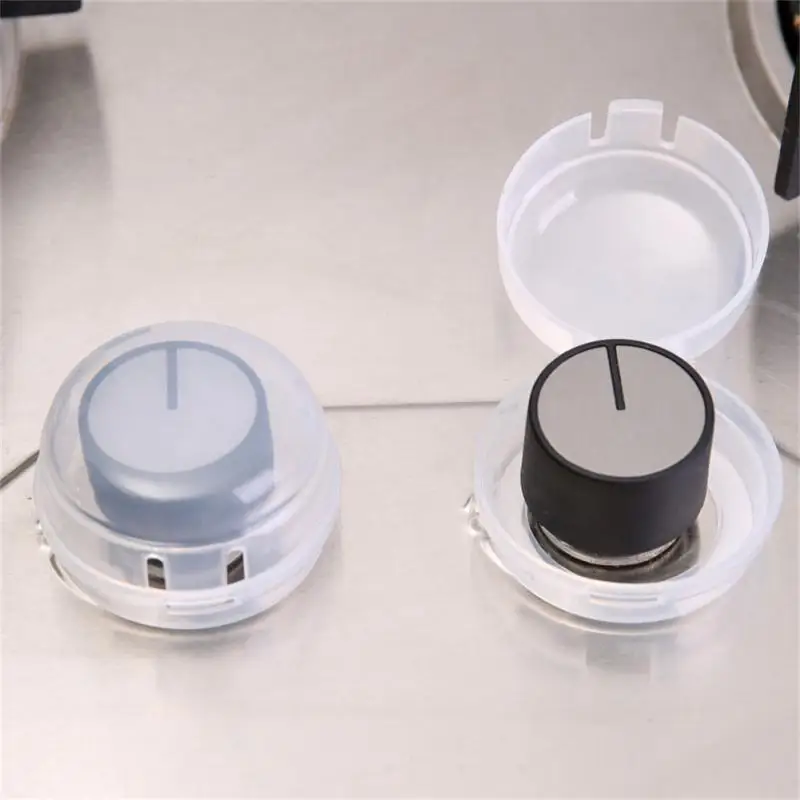 1~10PCS Kitchen Oven Gas Cooker Button Cover Knob Control Switch Protective Cover Protector Security Lock Child Protection