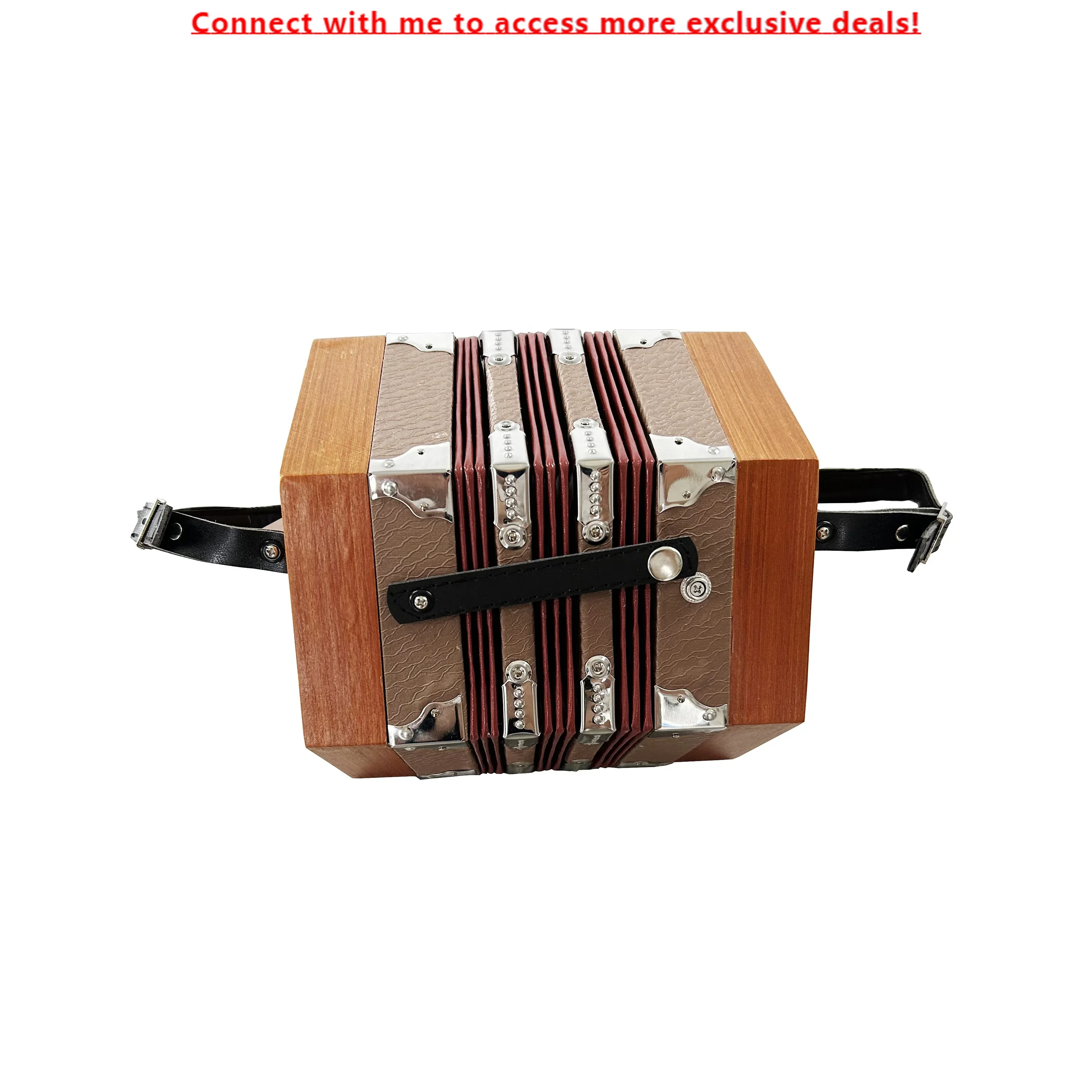 

SEASOUND OEM High Quality Cheap 20 Buttons Concertina Accordion Instrument Acordeon Wood Veneer G/C JBC20