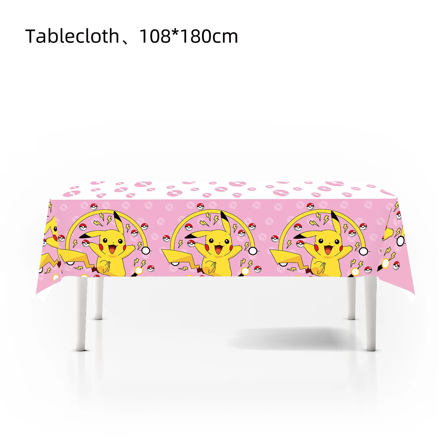 Pokemon Geburtstag Party Einweg Party Platten Pikachu Thema Tischdecke Charakter Ballon Geburtstag Dekoration Baby Dusche Suppli – Detail 29