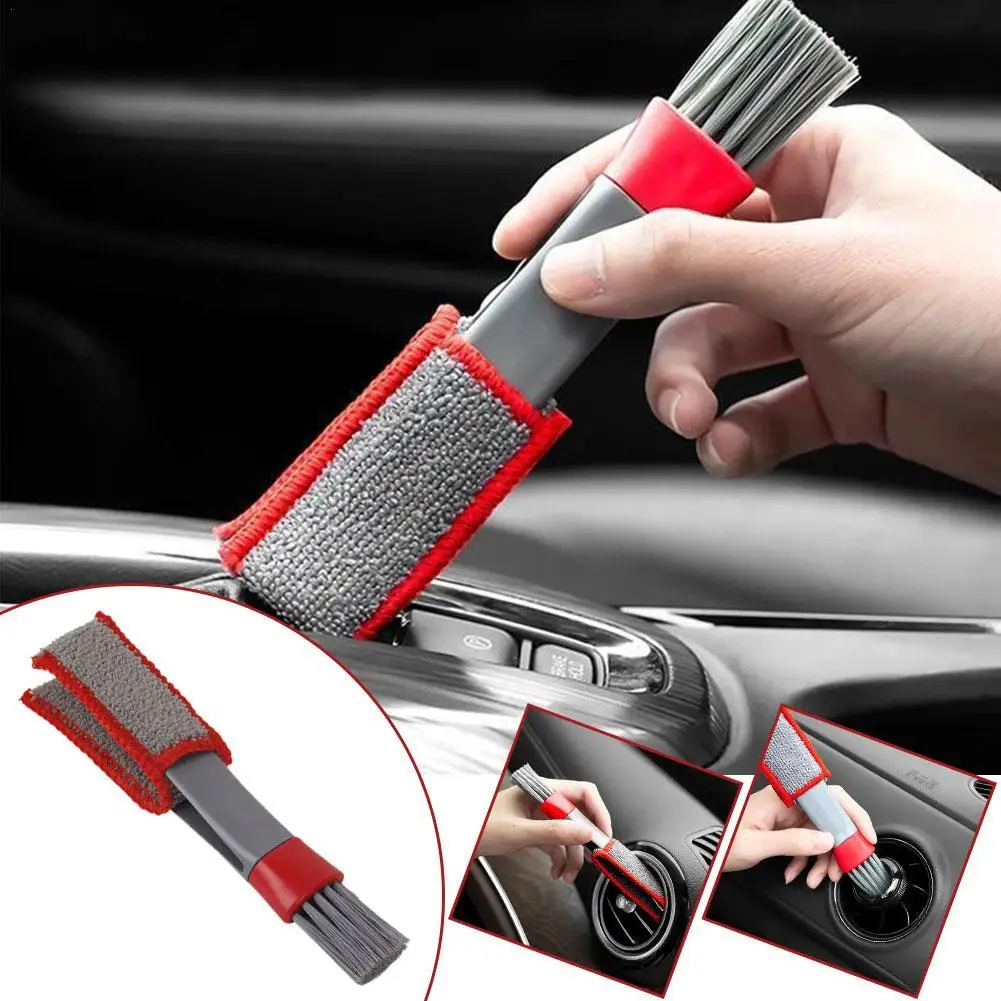 Car Cleaning Brush Air Conditioner Outlet Cleaning Tool Multi-purpose Dust Brush Interior Multi-purpose Brush Auto Accessories