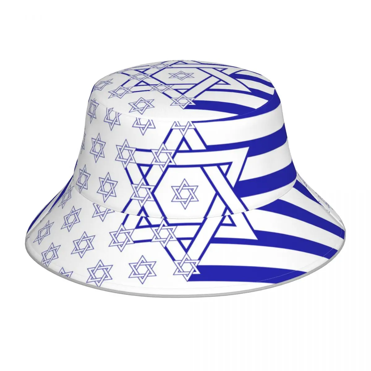 

Israel Flag Reflective Bucket Hat Summer Hats Fisherman Hat Foldable Women Men Sunscreen Shade Caps