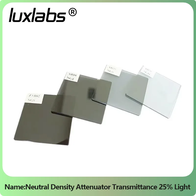 Neutral Density Attenuator Transmittance 25% Light Gray Attenuator Circular Square ND Sheet Optical Instruments