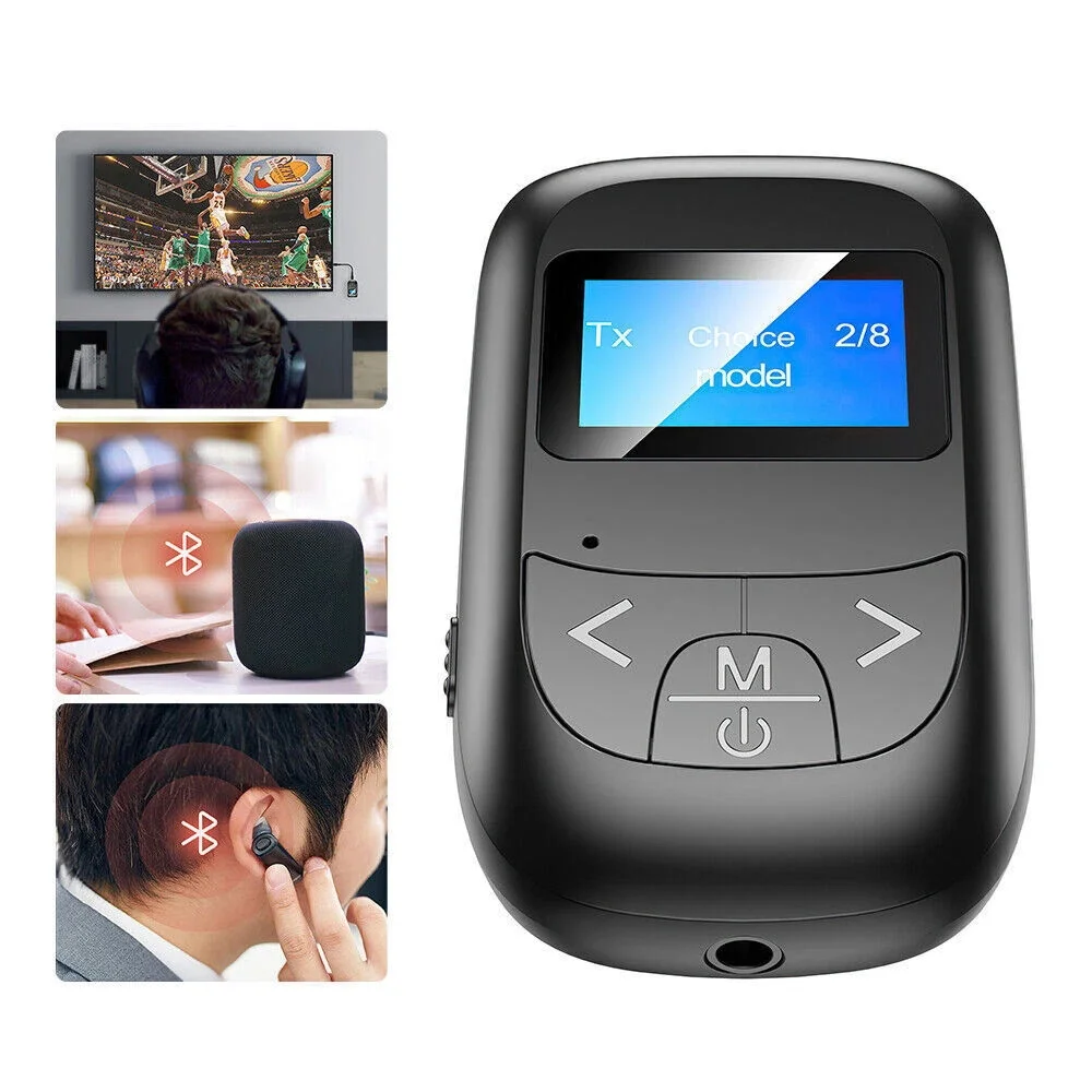 Bluetooth 5.0 アダプター軽量 Bluetooth トランスミッターレシーバーポータブル Bluetooth アダプター高度な非 Bluetooth テレビホーム用