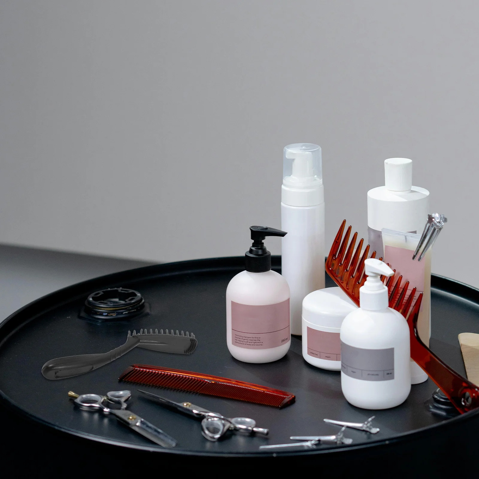 

12Pcs Hair Dye Brush Set Professional Coloring Kit Fine Bristles Easy Clean Construction for Salon Home Use Salon Brush Hair