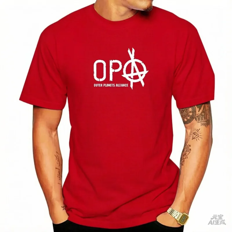 2025 New Men  Tshirt Custom Printed The Expanse Short Sleeve O Neck Casual Tee for Beach
