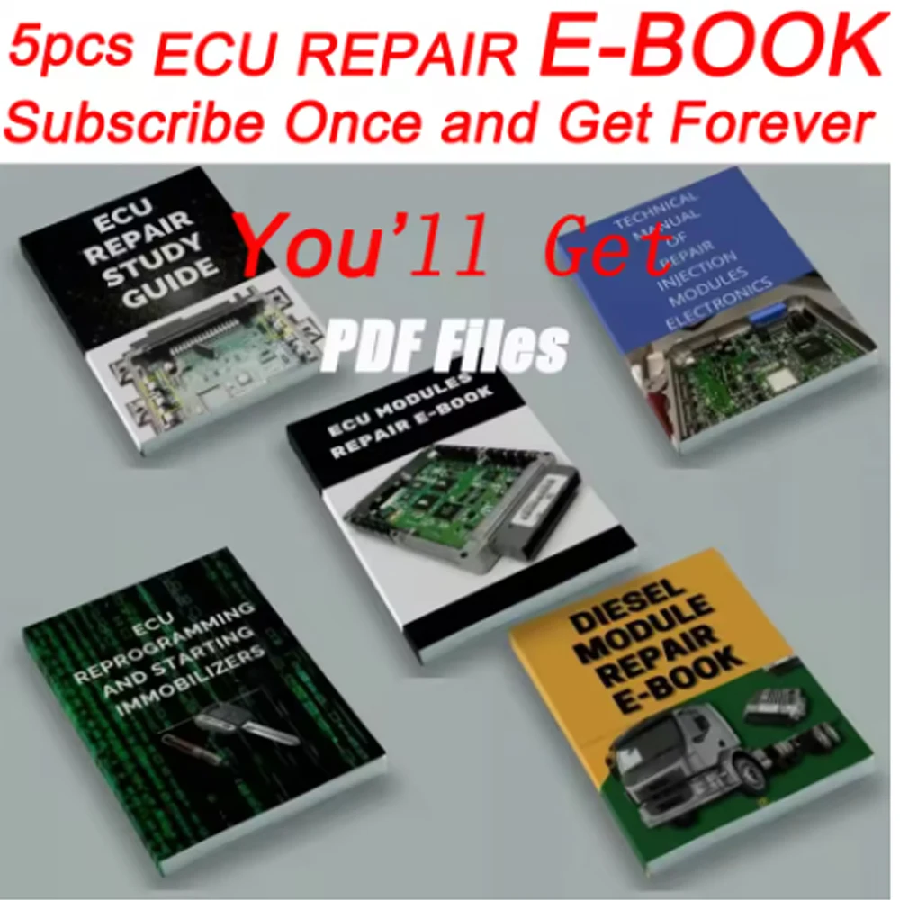 

Fullset ECU Repair Manual e Books Study Guide ECU Modules Reprogramming Course for Workshop Car Truck Diagnostic Helper PDF File