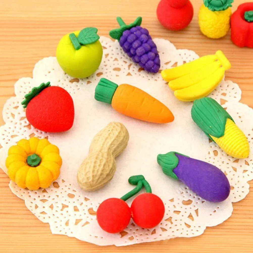 

100 PCS Writing Erasers Mixed Style for Kids Creative Attractive Novelty Cartoon