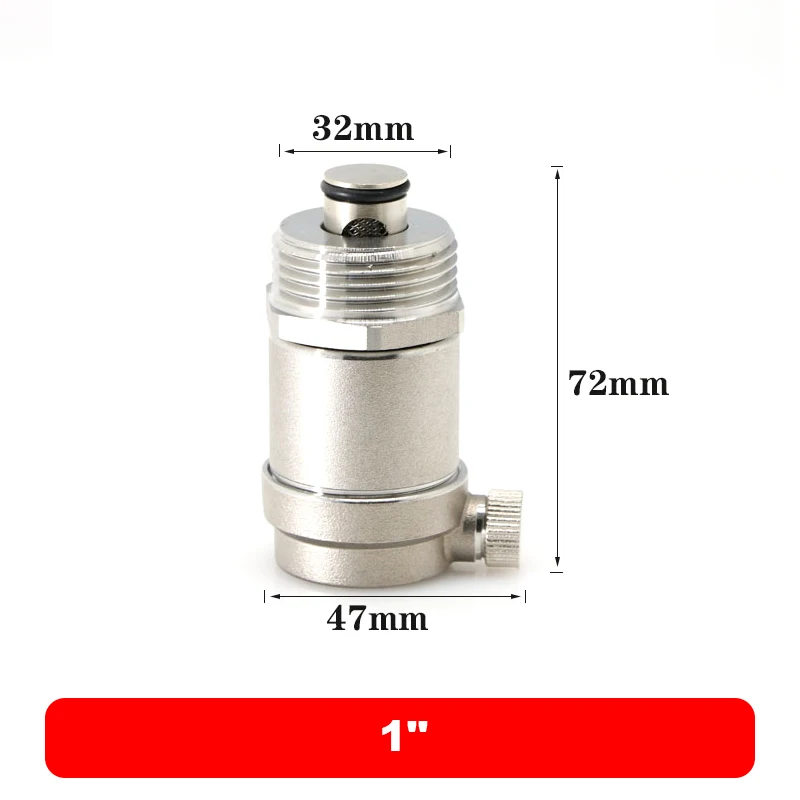 1/2'' 3/4'' 1'' Stainless Steel 304 Automatic Air Vent Valve BSP Male Thread Pressure Relief for Solar Water Heater System