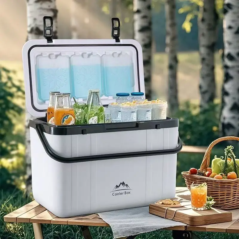 Fishing Cooler Box Fishing Gear Box Outdoor Water Tank Box Fish Storage Belt Portable 20/36 Liter, 10 Hour Long-Term Insulation