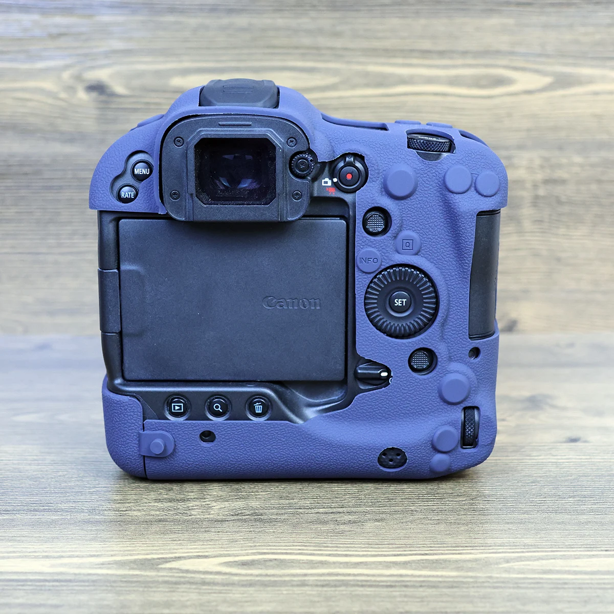 Portátil Soft Camera Bag Silicone Armor, Skin Case, protetor de capa do corpo, design de textura antiderrapante, Canon EOS R3 protetora