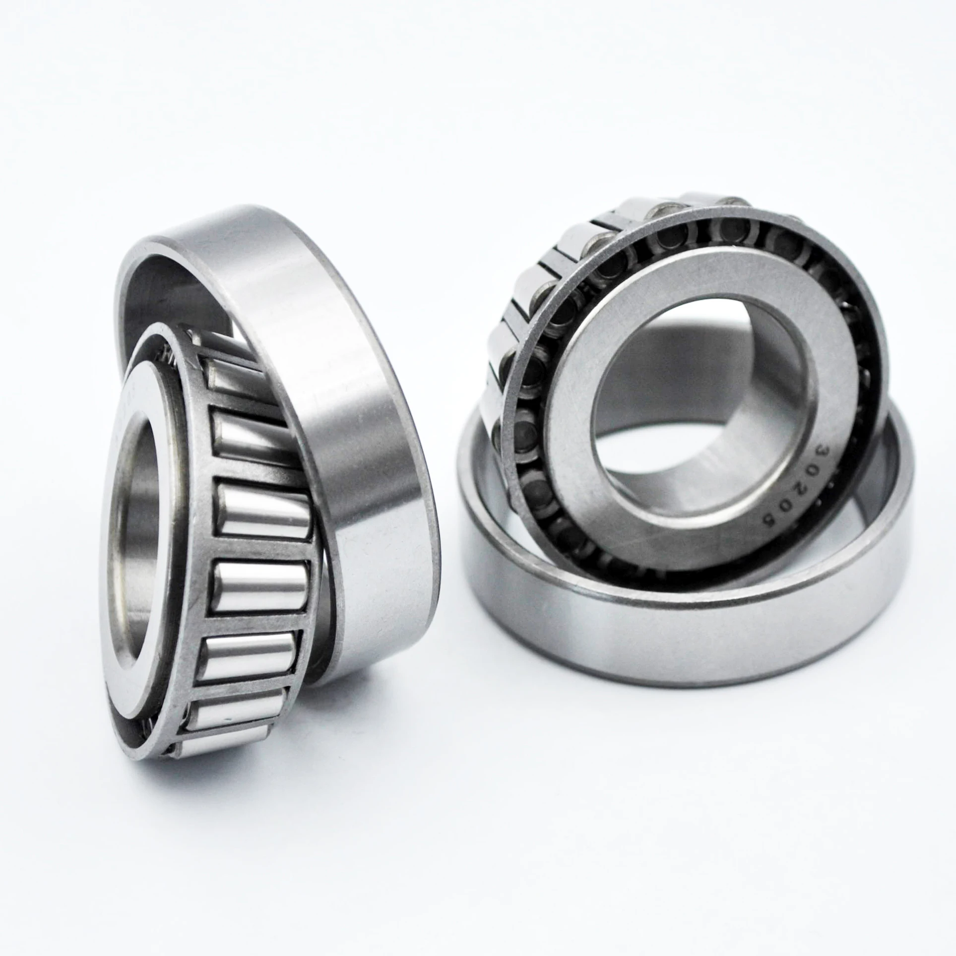 2Pcs Single Row Tapered Roller Bearing 30206 30x62x17.25mm Cone And Cup Bearing For Automotive Machinery