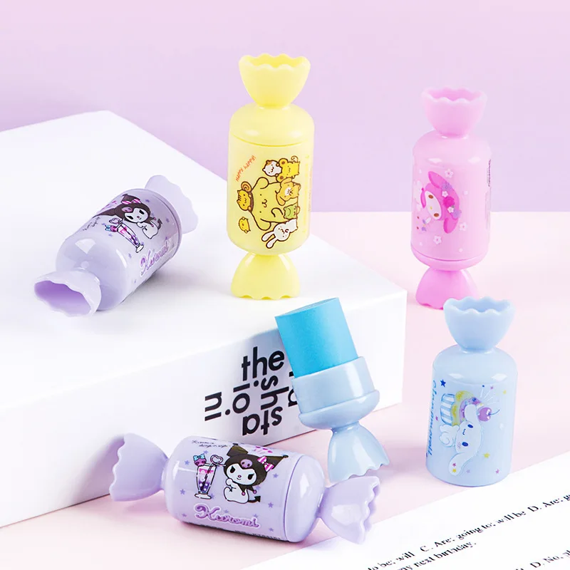 Sanrio 30pcs Eraser Kawaii My Melody Cinnamoroll Kuromi Candy Modeling Pupils Correct Stationery Supplies School Gift Wholesale