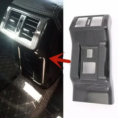 For Mitsubishi Outlander 2019-2021 ABS Chrome rear air conditioner air outlet anti kick plate anti-scratch car styling