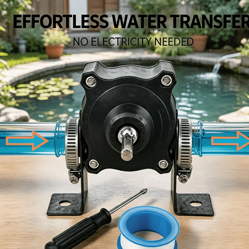 Upgraded Battery-Free Water Pump Kit Powered by a Drill for Pumping Water and Oil; Suitable for Water, Gardening,RVs,and Camping