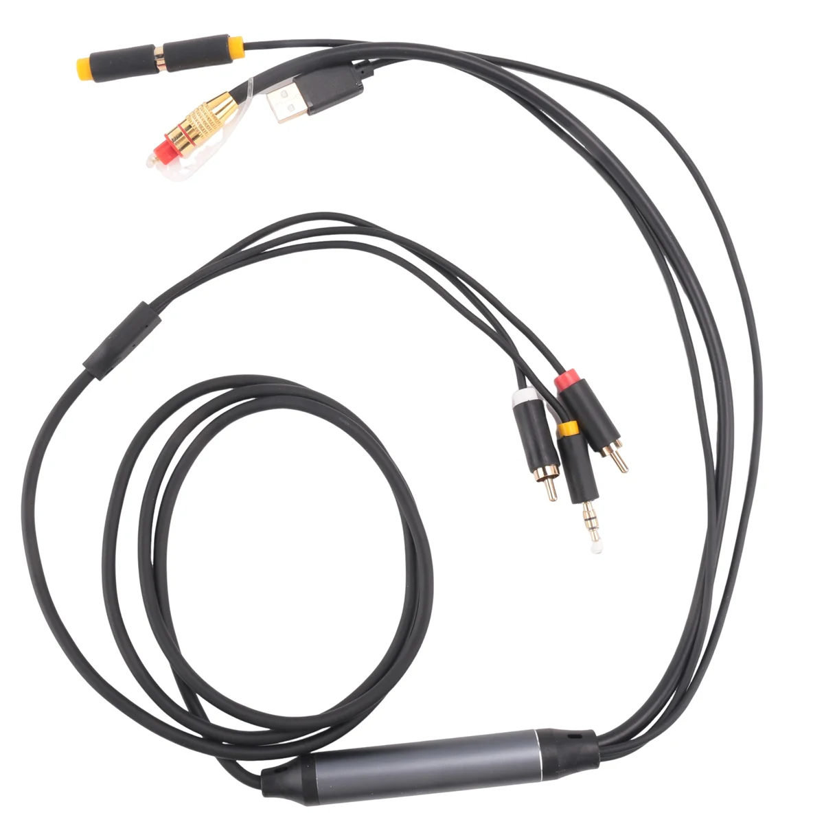 YDSC Digital to Analog Audio Conversion Cable, Digital SPDIF/Optical & Coaxial to Analog L/R RCA Audio Cable for Xbox/PS5/TV