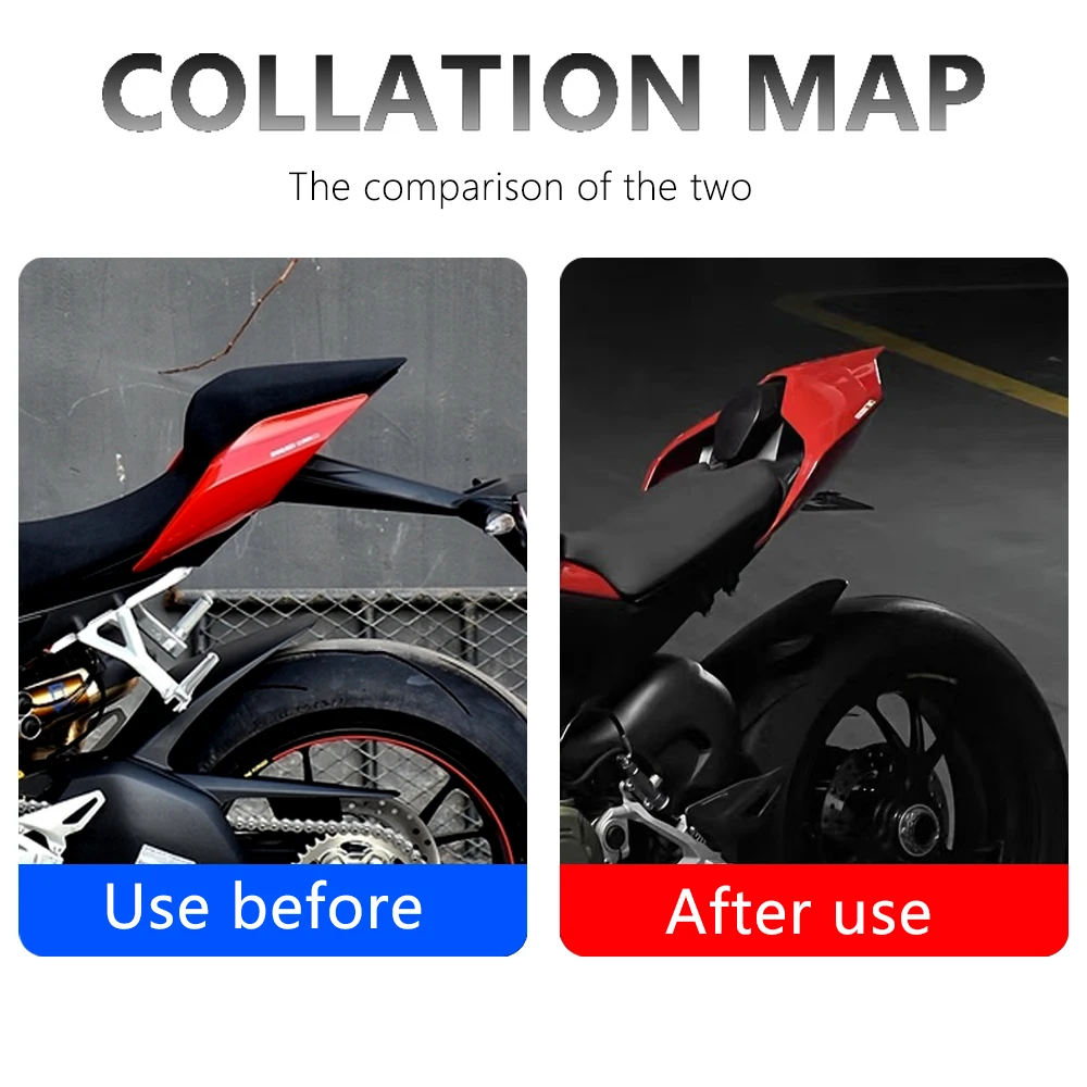 Superleggera Street Fighter Seat Cover Tail Fairing Rear Single Seat Hump For DUCATI Panigale V4/S V4R V2 Streetfighter V4/S V2