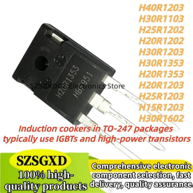 5Uds 100% new quality H30R1203 H20R1202 H25R1202 H30R1103 H40R1203 H20R1203 H25R1203 H15R1203 H30R1602 H20R1353 H30R1353 TO247