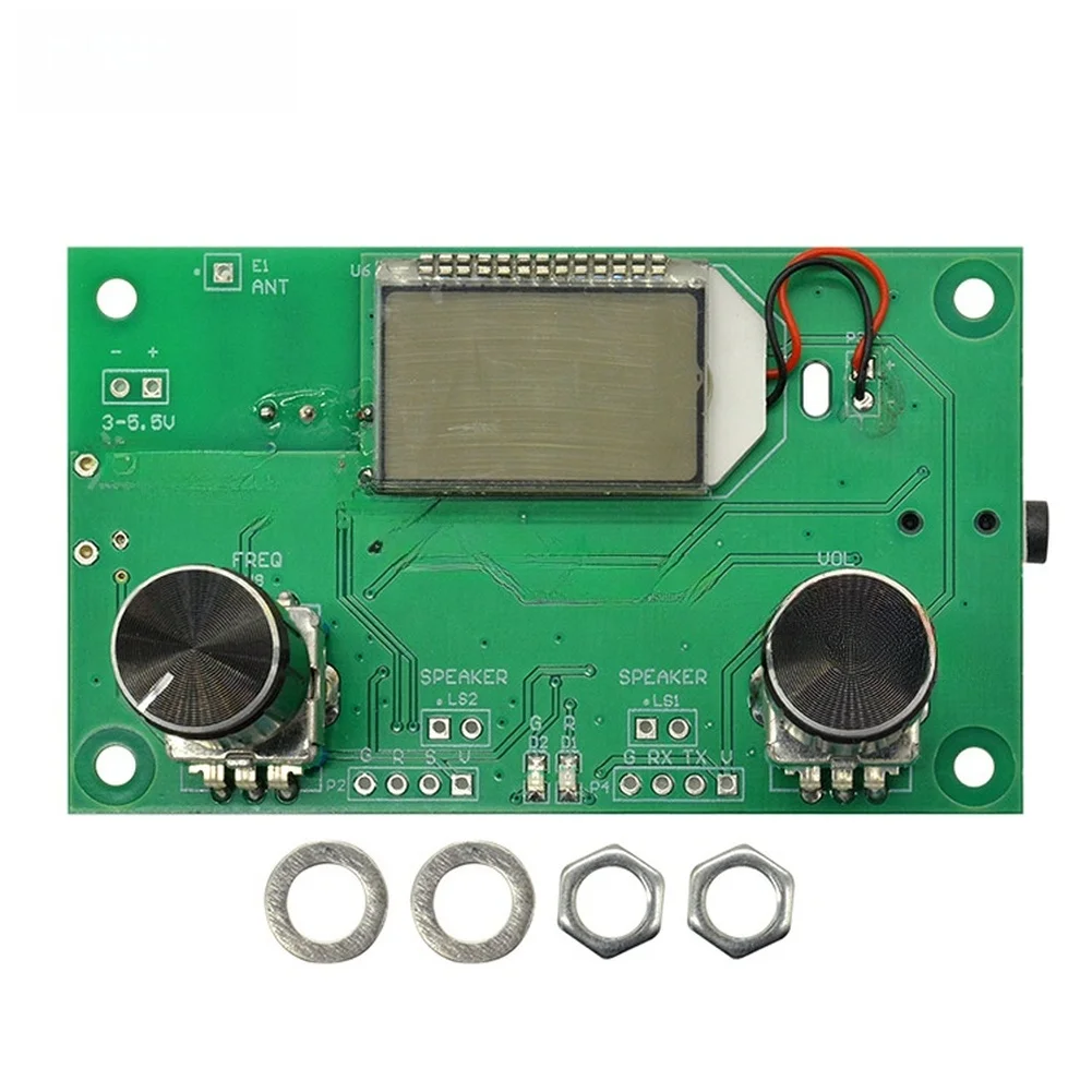 87-108 MHz For fm Reception Module with Dual Output Channels Compatible with Speakers Headphones and Audio Projects