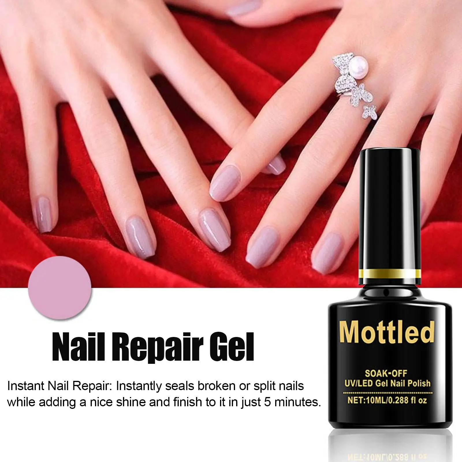 10ml Nail Repair Protection Gel Mottled Nail Repair Repair Repair Gel, Protection Protect Mottled Nail Gel Gel Nail Instant Z8M1