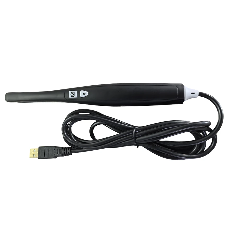 Портативная оральная камера, сканирование стоматологического экзамена, ручной внутриротовой сканер, USB-соединение, эндоскоп для домашних животных и стоматологов, цвет черный