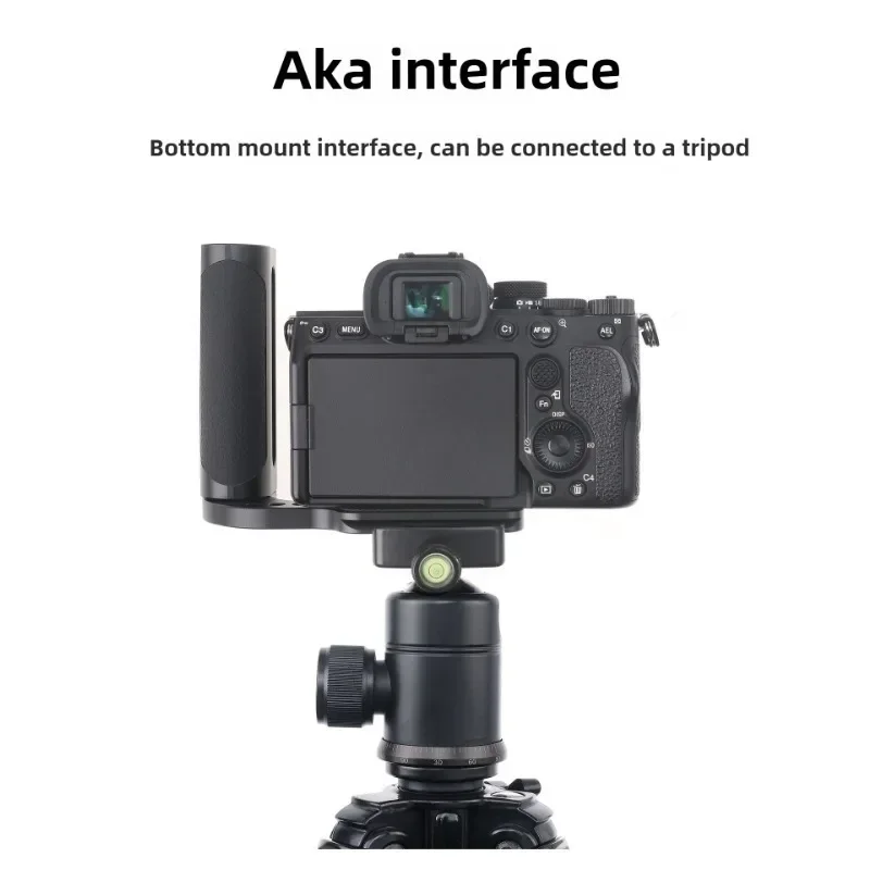 

Universal Left Handle bracket Hand Grip Quick Release L Plate for canon nikon Sony fujifilm panasonic olympus camera tripod