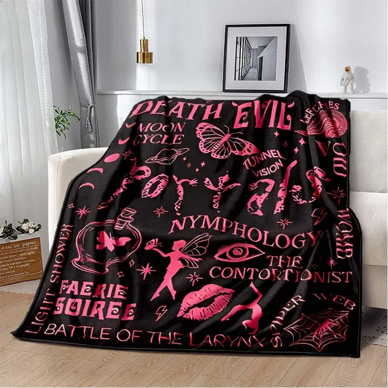 Melanie Martinez PORTALS Throw Blanket, K-12,CRY BABY,Lightweight Warm Sofa Bed Office Car Knee Pads Blankets,Decke