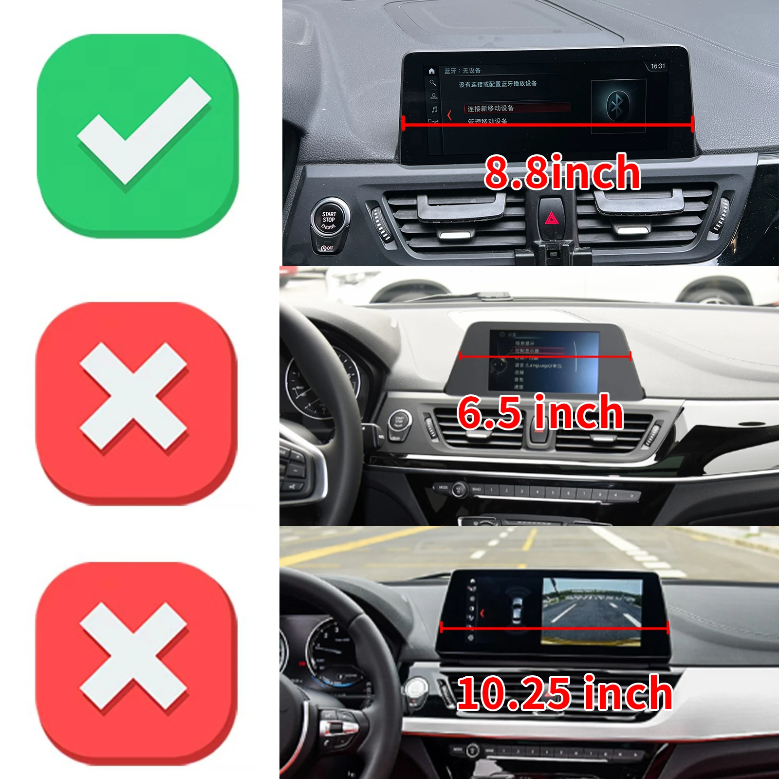 fit for BMW 1 Series 2017 2018 2019 2020 2021 F52 Screen Base Phone Holder Mount ​​ Secure Clip Car​​ accessoires