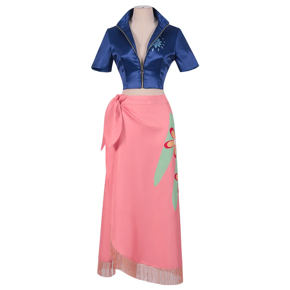 

Anime Cosplay Costume Dress Outfits Nico Robin Cosplay Costume Party Suit Costumes for Girl Halloween Carnival Suit